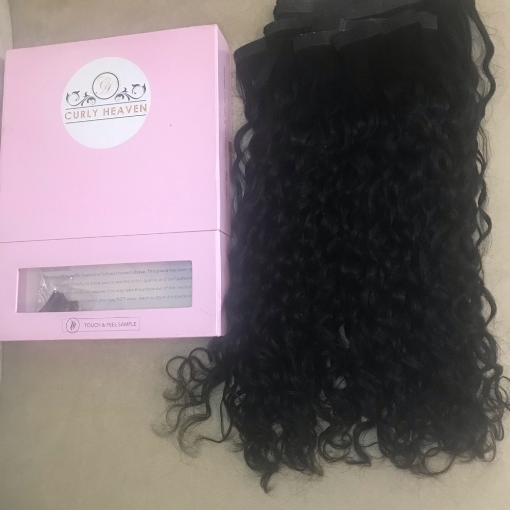 Curly Heaven Seamless Wavy Clip In Extensions